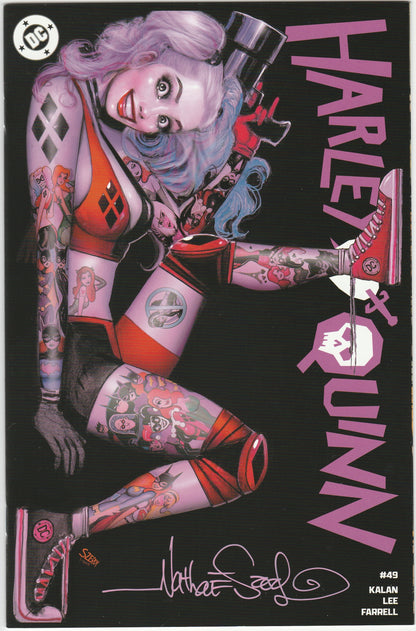 Harley Quinn #49 – Nathan Szerdy Exclusive Tattoo Variant Signed – Limited to 3000