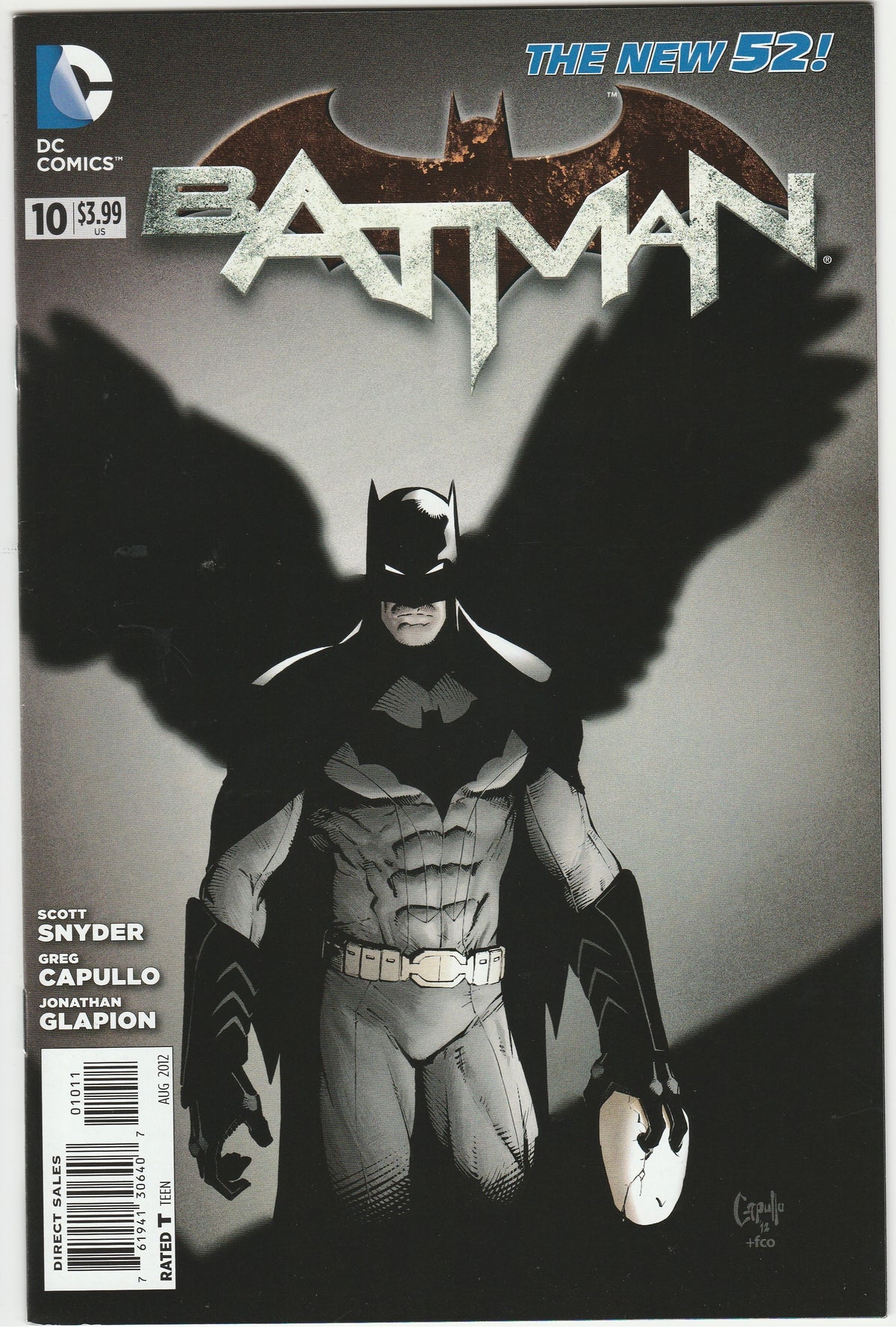 Batman Vol. 2 #10 - Greg Capullo Cover A - First Print