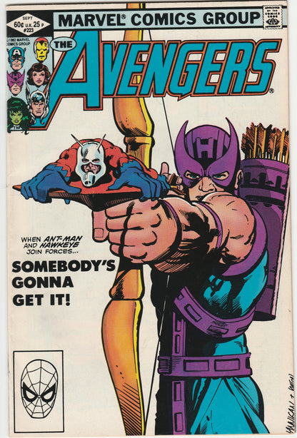 The Avengers, Vol. 1 #223 - Direct Edition - Iconic Ed Hannigan Cover