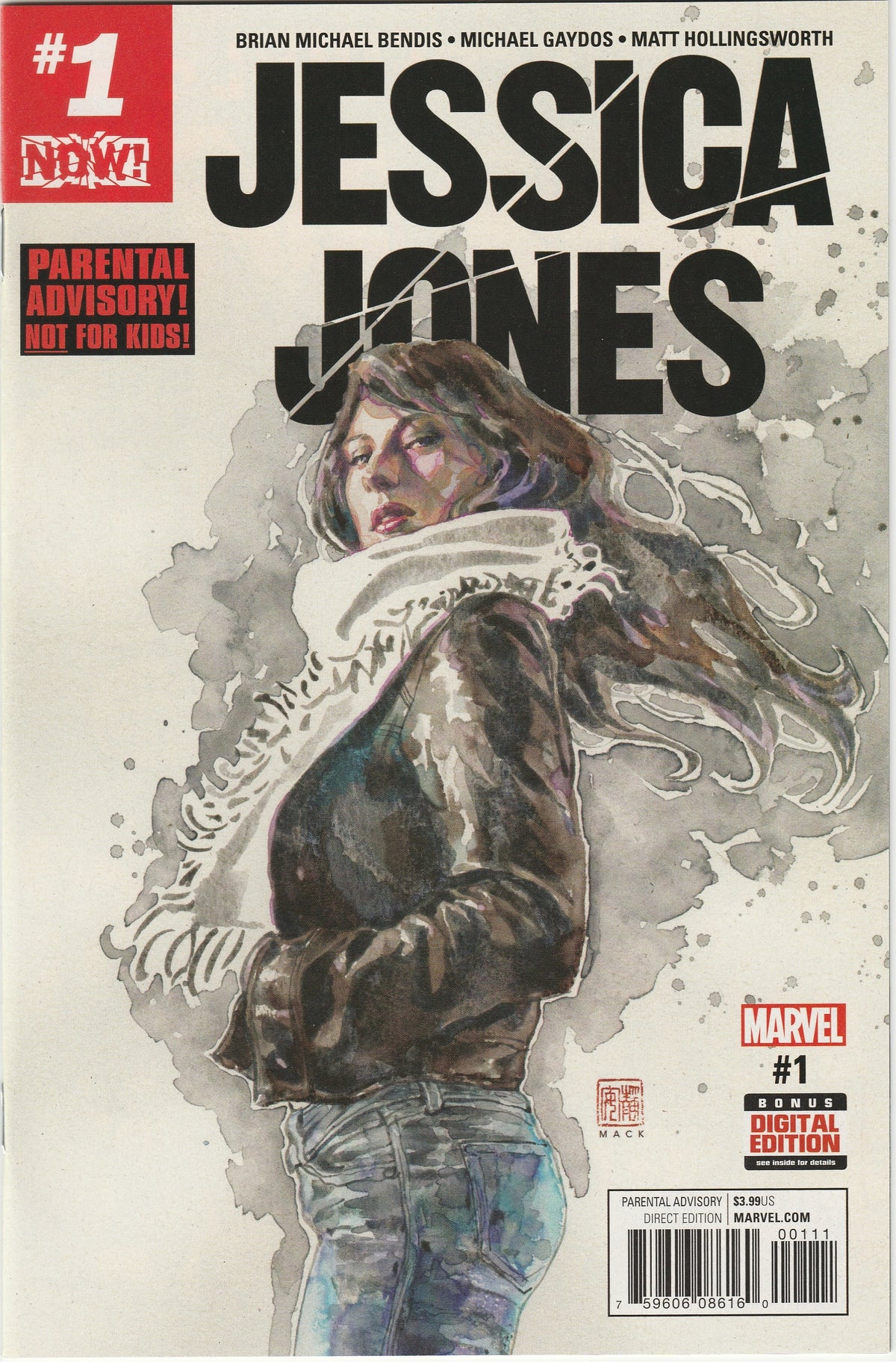 Jessica Jones #1 - David Mack Regular Cover