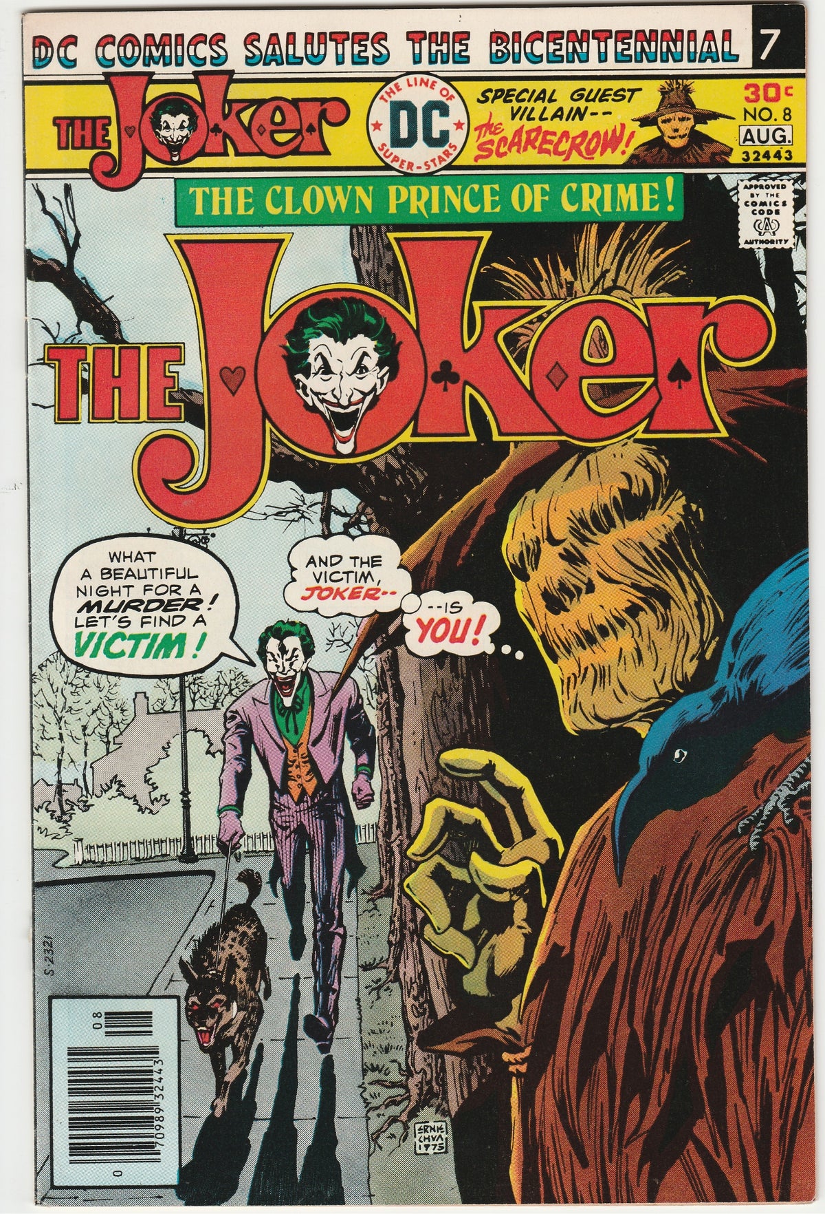 The Joker, Vol. 1 #8 - Scarecrow Appearance - Estimated VF 8.0