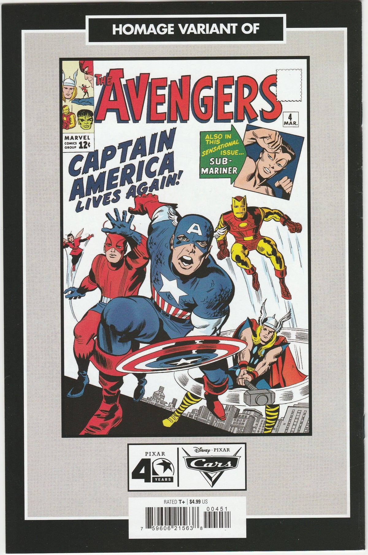 Avengers: Armageddon #4 - Pete Woods Pixar 40th Variant