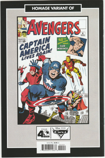 Avengers: Armageddon #4 - Pete Woods Pixar 40th Variant