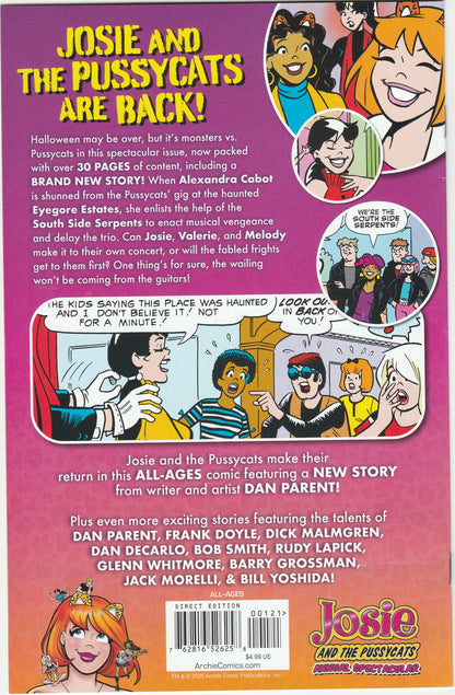 Josie And The Pussycats Annual Spectacular 2025 #1 - Dan DeCarlo Retro Art Variant