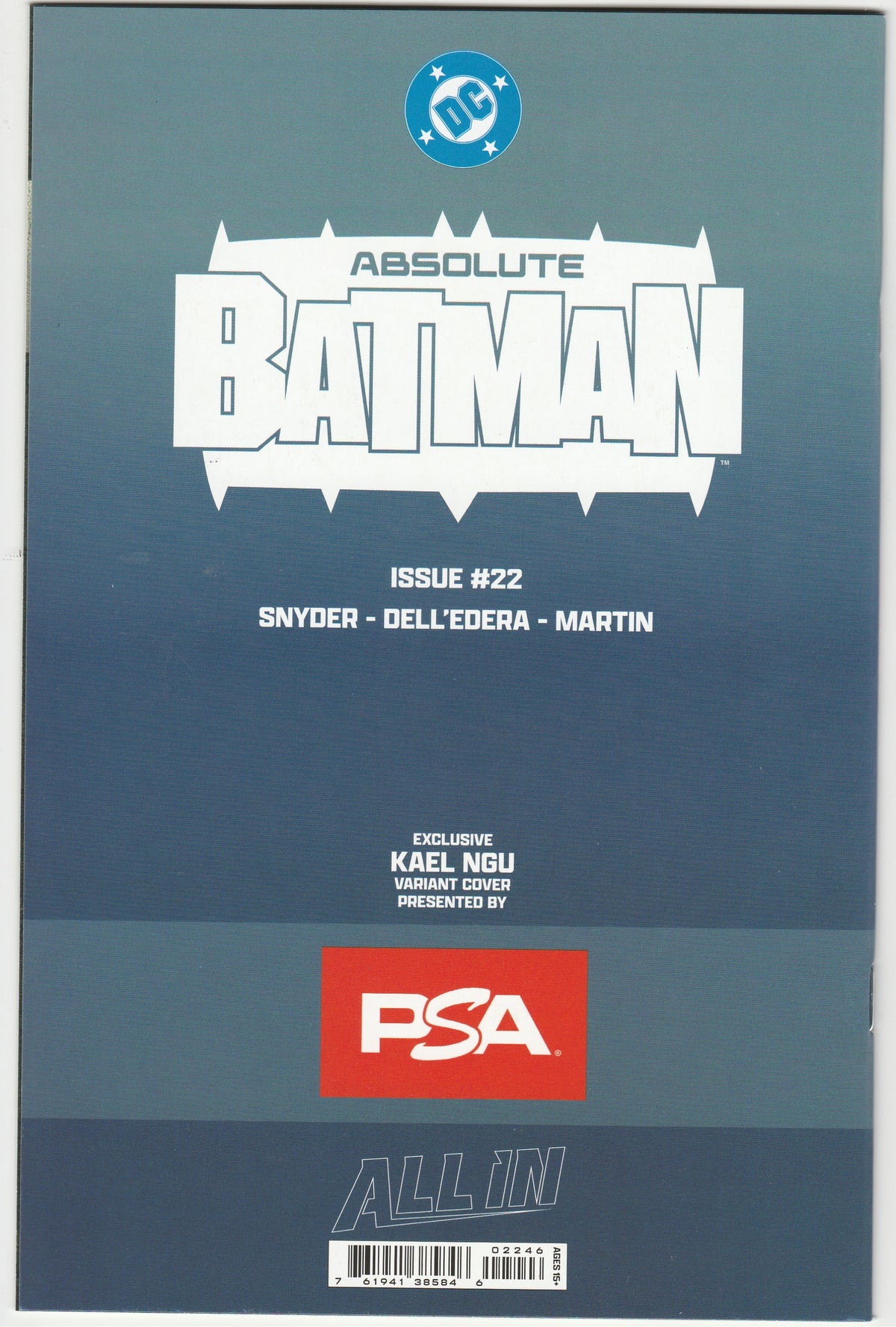 Absolute Batman #22 - Kael Ngu SDCC Exclusive Connecting Variant (Ltd. 1000)