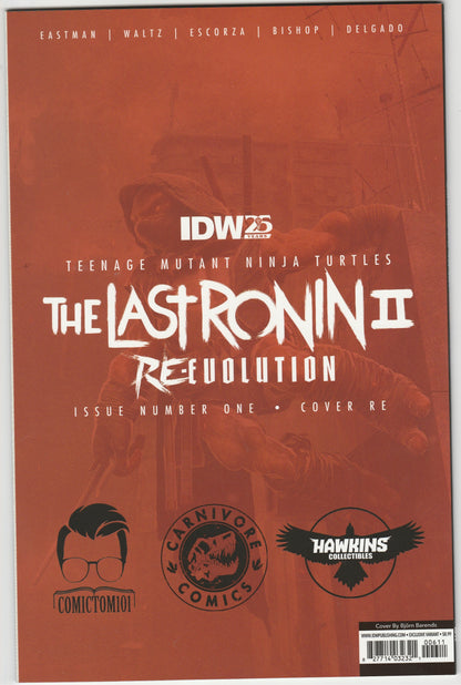Teenage Mutant Ninja Turtles: The Last Ronin II - Re-Evolution #1 - Björn Barends Exclusive Variant
