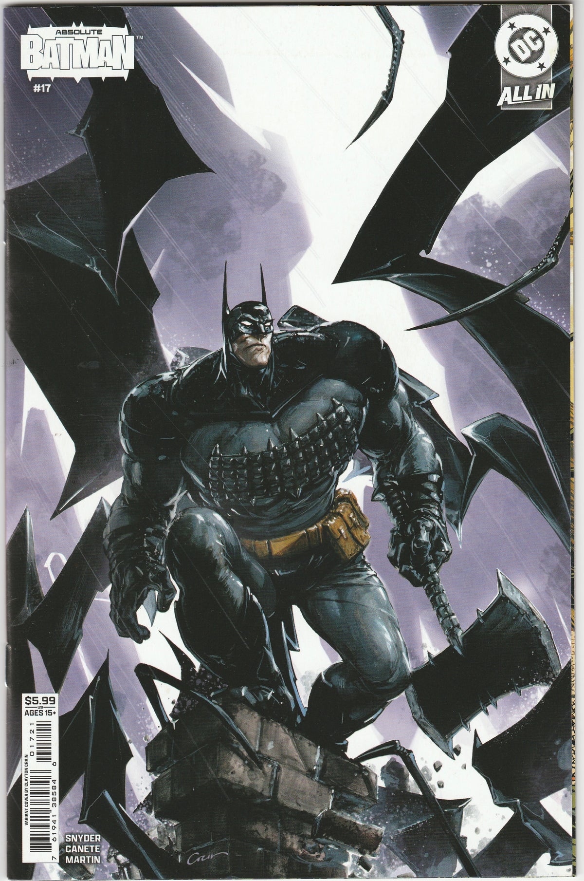Absolute Batman #17 - Clayton Crain Variant