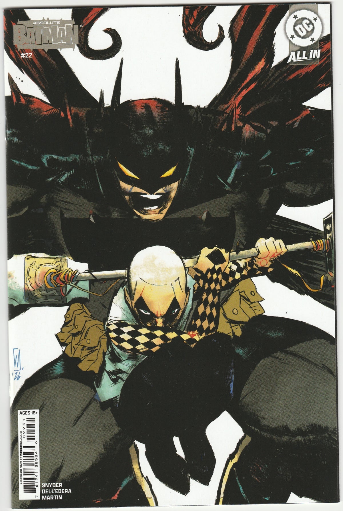 Absolute Batman #22 - Werther Dell'Edera Incentive Variant (1:25)