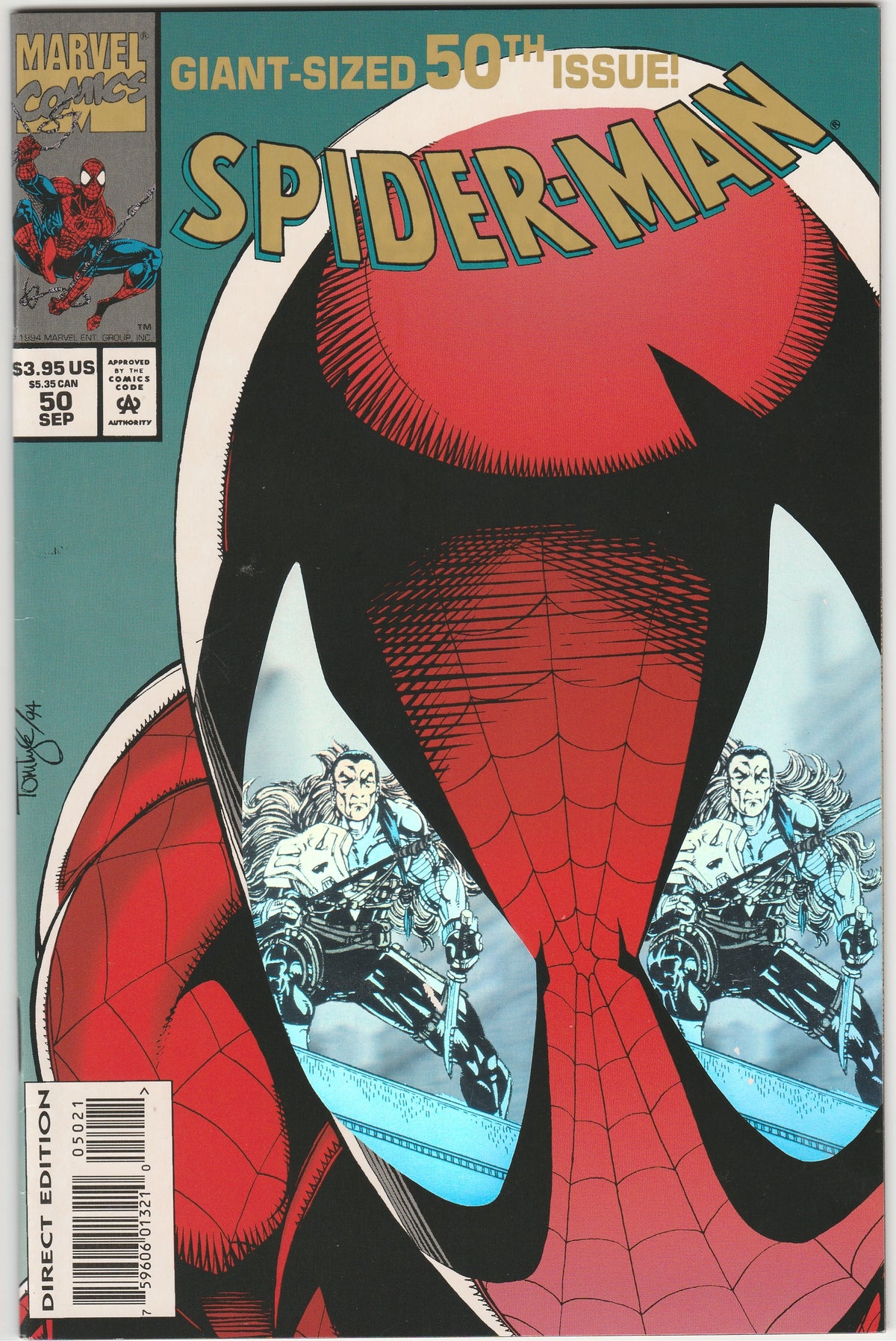 Spider-Man Vol. 1 #50 - First cover appearance of the Grim Hunter (Vladimir Kravinoff)