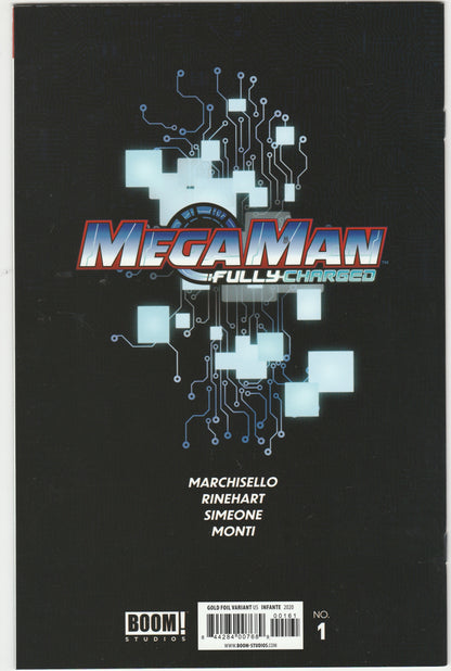 Mega Man: Fully Charged #1 - Toni Infante Incentive Gold Foil Variant (1 in 100)