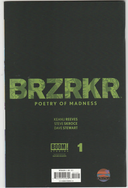 BRZRKR: Poetry of Madness #1 - Jae Lee SDCC Exclusive Variant - Signed by Jae Lee with COA