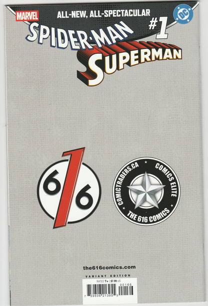 Marvel / DC: Spider-Man / Superman #1 - R.B. Silva Exclusive Foil Variant (Ltd. 3000)