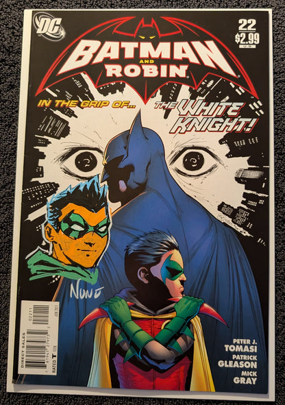 Batman and Robin Vol. 1 #22 Signed and Remarked by Eddie Nunez with COA DC Comic
