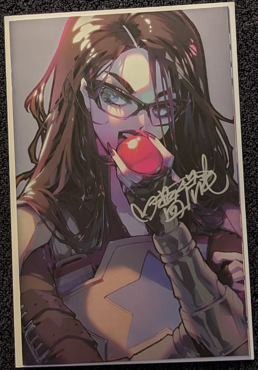 G.I. Joe #6 Dallas Fan Expo Rose Besch Signed Foil Virgin Variant with COA