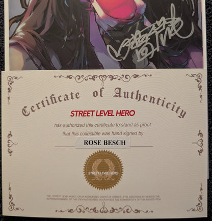 G.I. Joe #6 Dallas Fan Expo Rose Besch Signed Foil Virgin Variant with COA