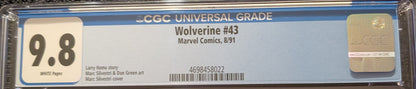 Wolverine #43 CGC 9.8 Darthsig Dual Copy Edition +