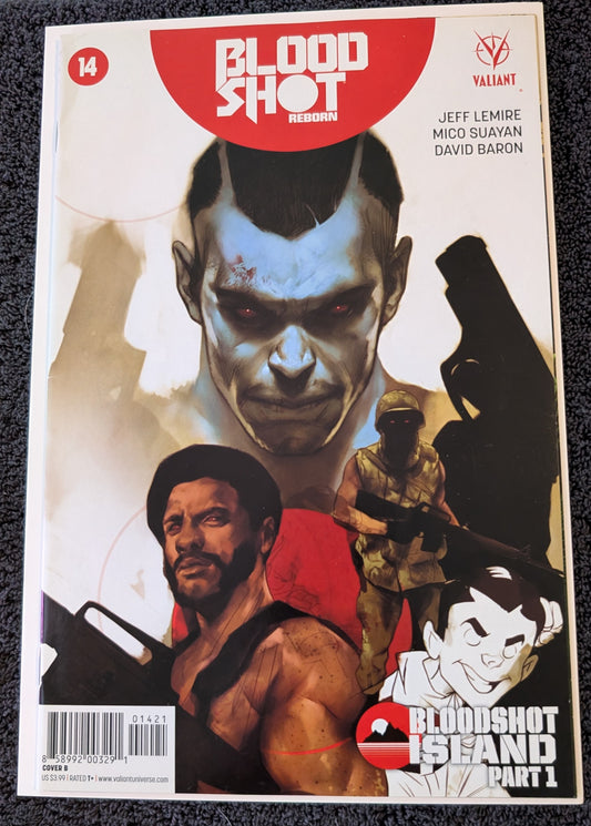 Bloodshot Reborn #14 Cover B Oliver Valiant Comic Bloodshot Island Part 1