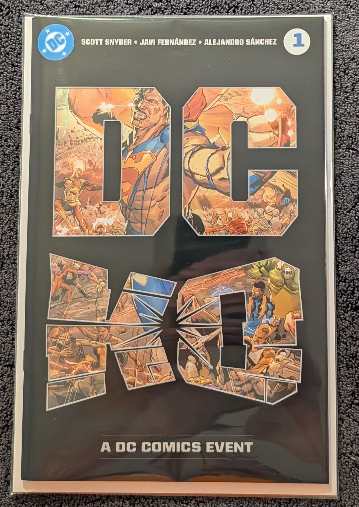 DC K.O. #1-5 Complete Cover A Acetate Matching Set DC Comics