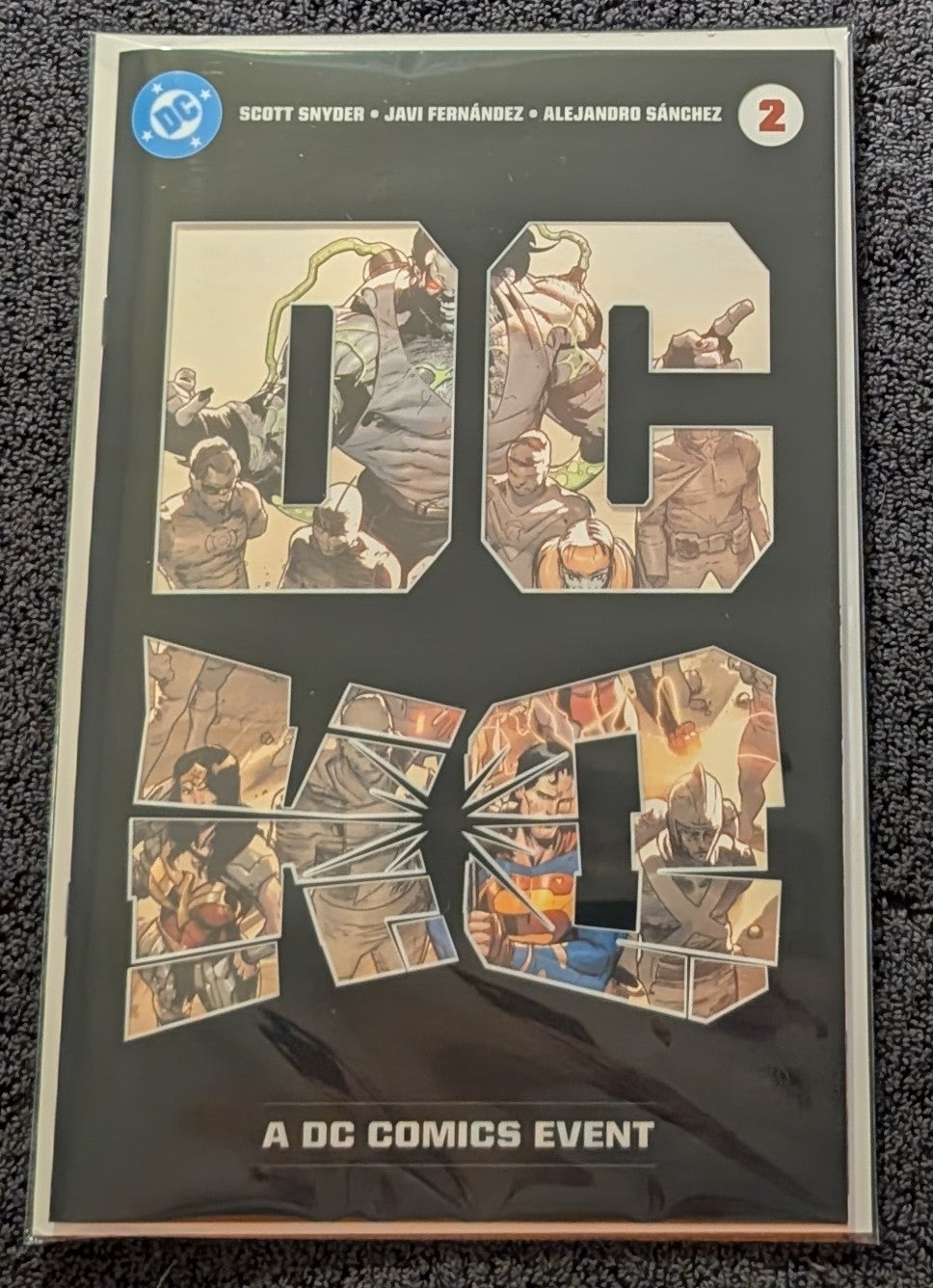 DC K.O. #1-5 Complete Cover A Acetate Matching Set DC Comics