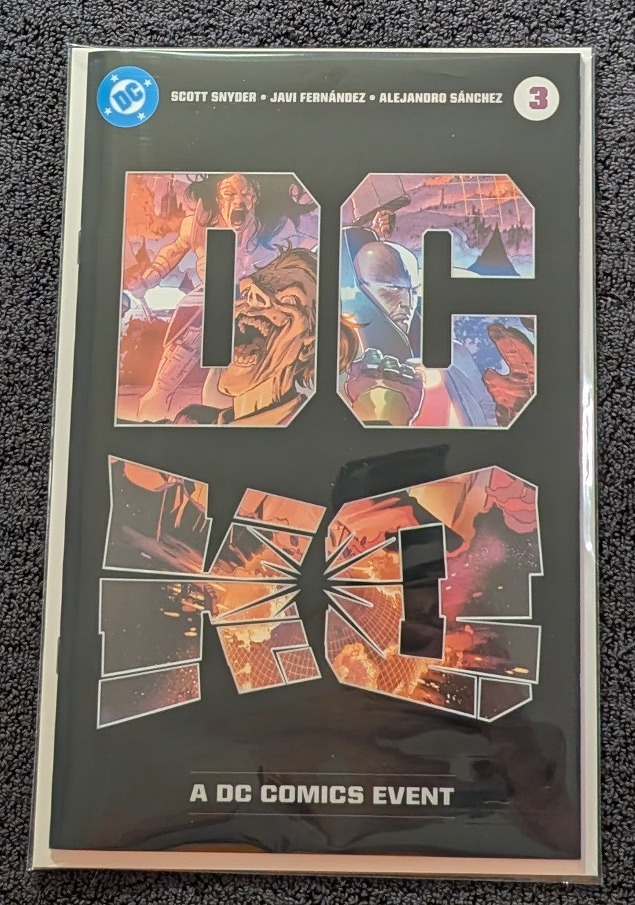 DC K.O. #1-5 Complete Cover A Acetate Matching Set DC Comics
