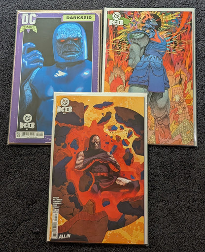 DC K.O. Darkseid Variant Bundle Mark Spears Del Mundo Bertram 3-Comic Set