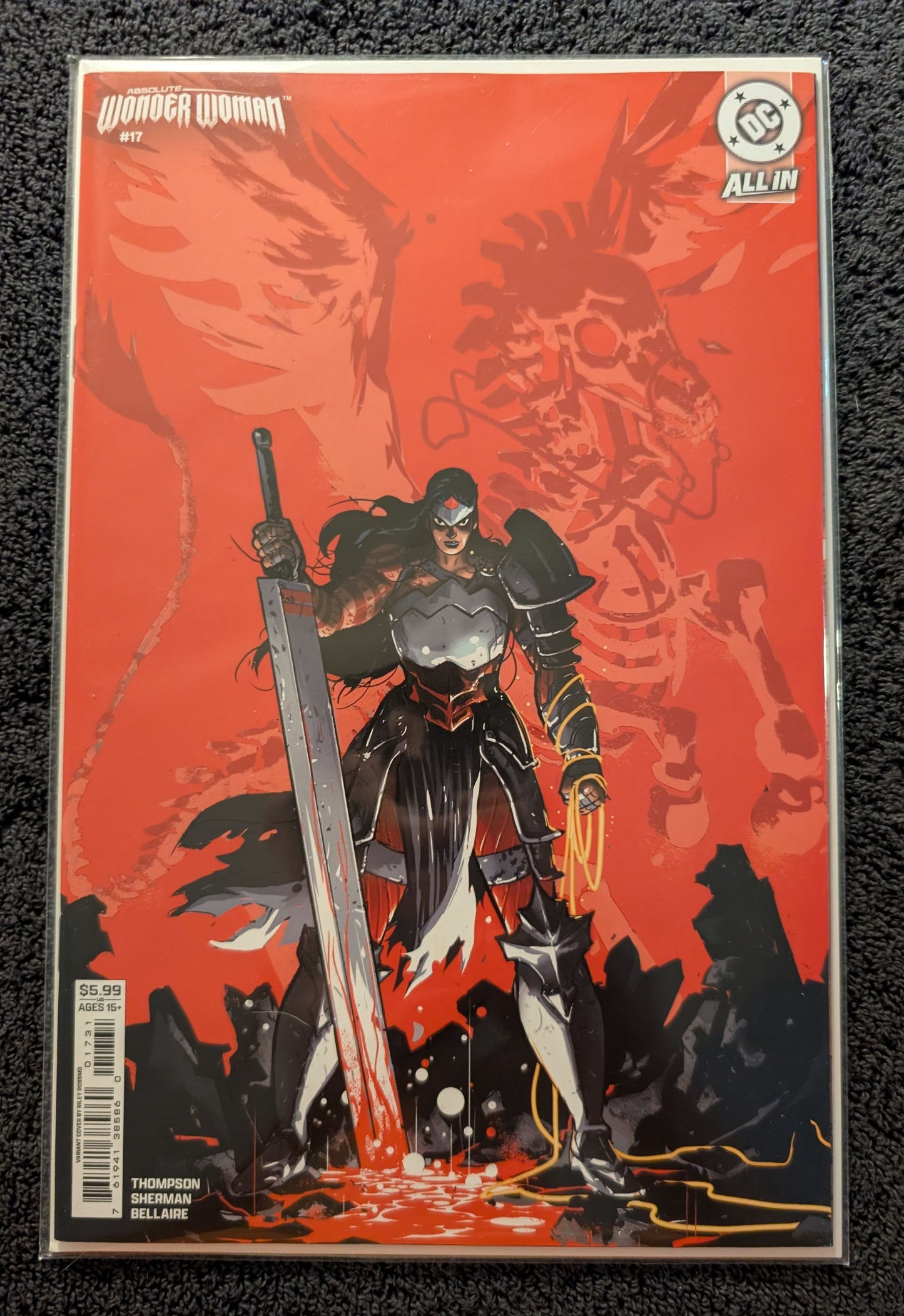 Absolute Wonder Woman #17 Variant Bundle Rossmo and De Iulis 2-Book Lot