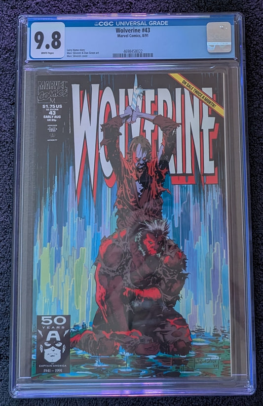 Wolverine #43 CGC 9.8 Darthsig Dual Copy Edition +