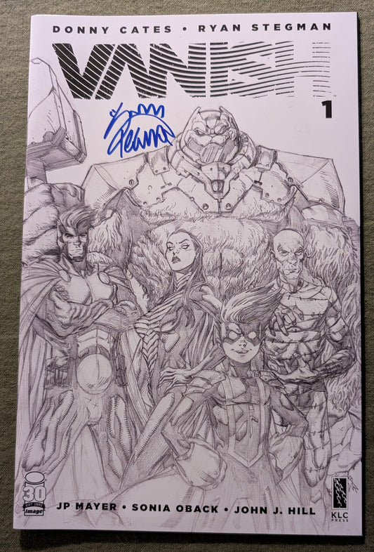 Vanish #1 Ryan Stegman Signed Prestige B&W Variant Signed by Ryan Stegman with COA
