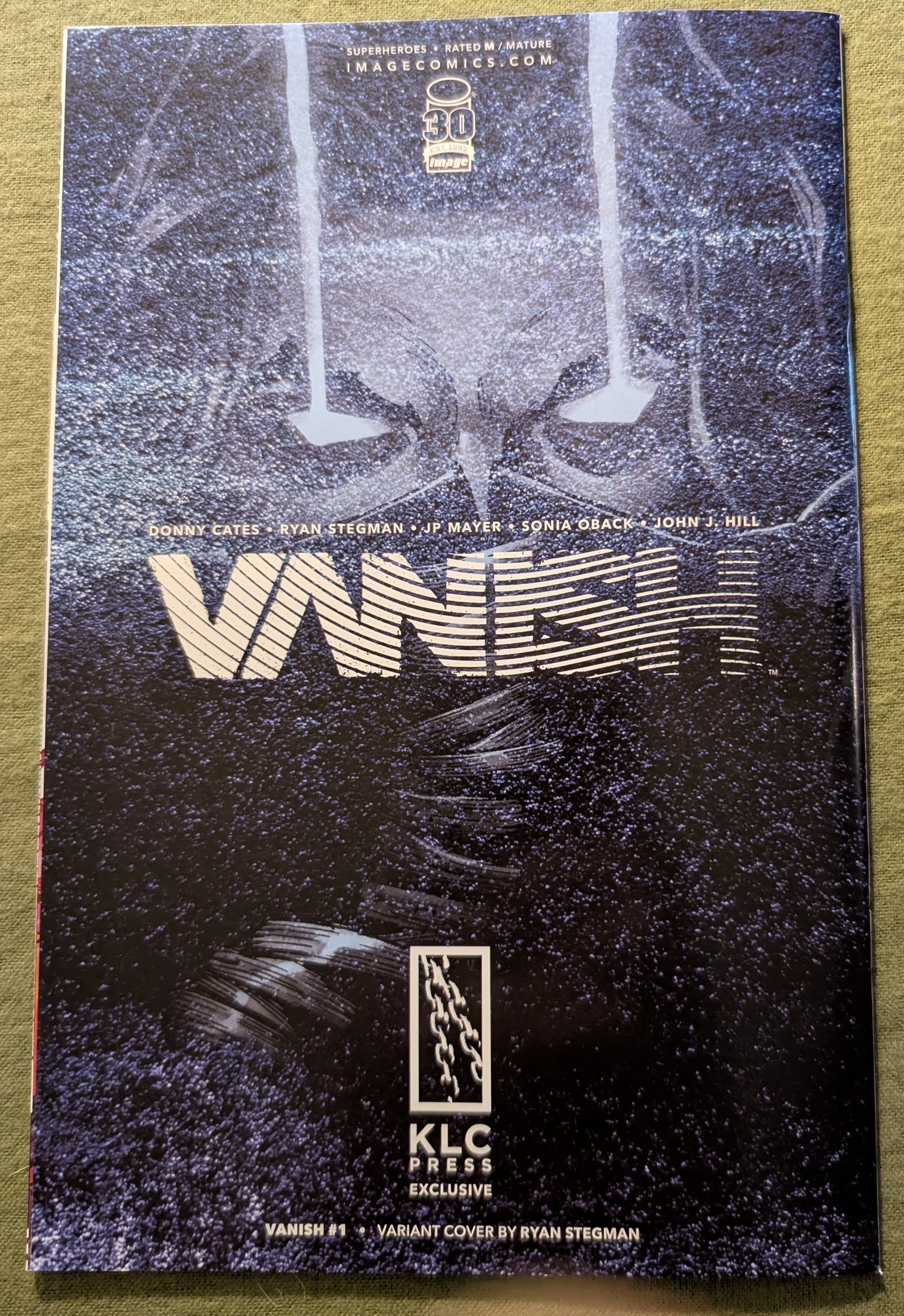 Vanish #1 Ryan Stegman Signed Prestige B&W Variant Signed by Ryan Stegman with COA