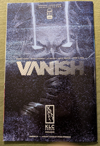 Vanish #1 Ryan Stegman Signed Prestige B&W Variant Signed by Ryan Stegman with COA
