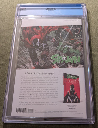 Spawn #292 CGC 9.8 Virgin Variant Darthsig Dual Copy Edition