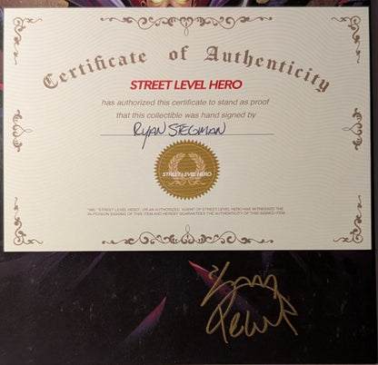 Vanish Signed Ryan Stegman 5 Virgin Variant Signed by Ryan Stegman with COA
