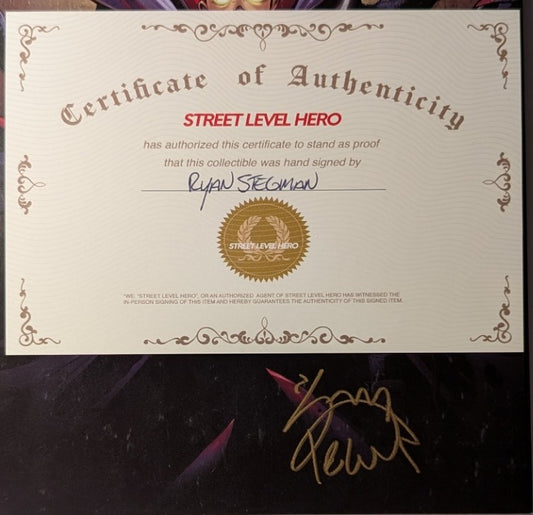 Vanish Signed Ryan Stegman 5 Virgin Variant Signed by Ryan Stegman with COA