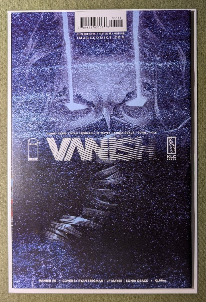 Vanish Signed Ryan Stegman 5 Virgin Variant Signed by Ryan Stegman with COA