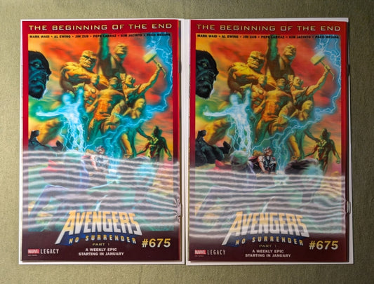 Marvel Lenticular Cover Bundle ASM #287 Deadpool & Spirits of Vengeance #1