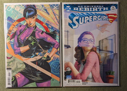 Batman #92 and Supergirl #14 Artgerm Variant Lot Stanley Lau DC Comics