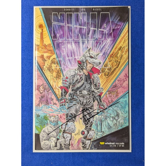 Ninja Funk #1 Alex Riegel Variant Signed by JPG Dual Signature with COA