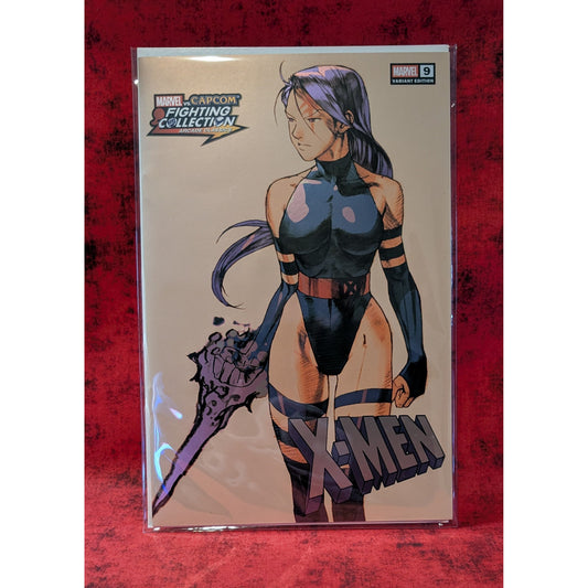 X-Men #9 Bengus Marvel vs Capcom Variant Psylocke Cover