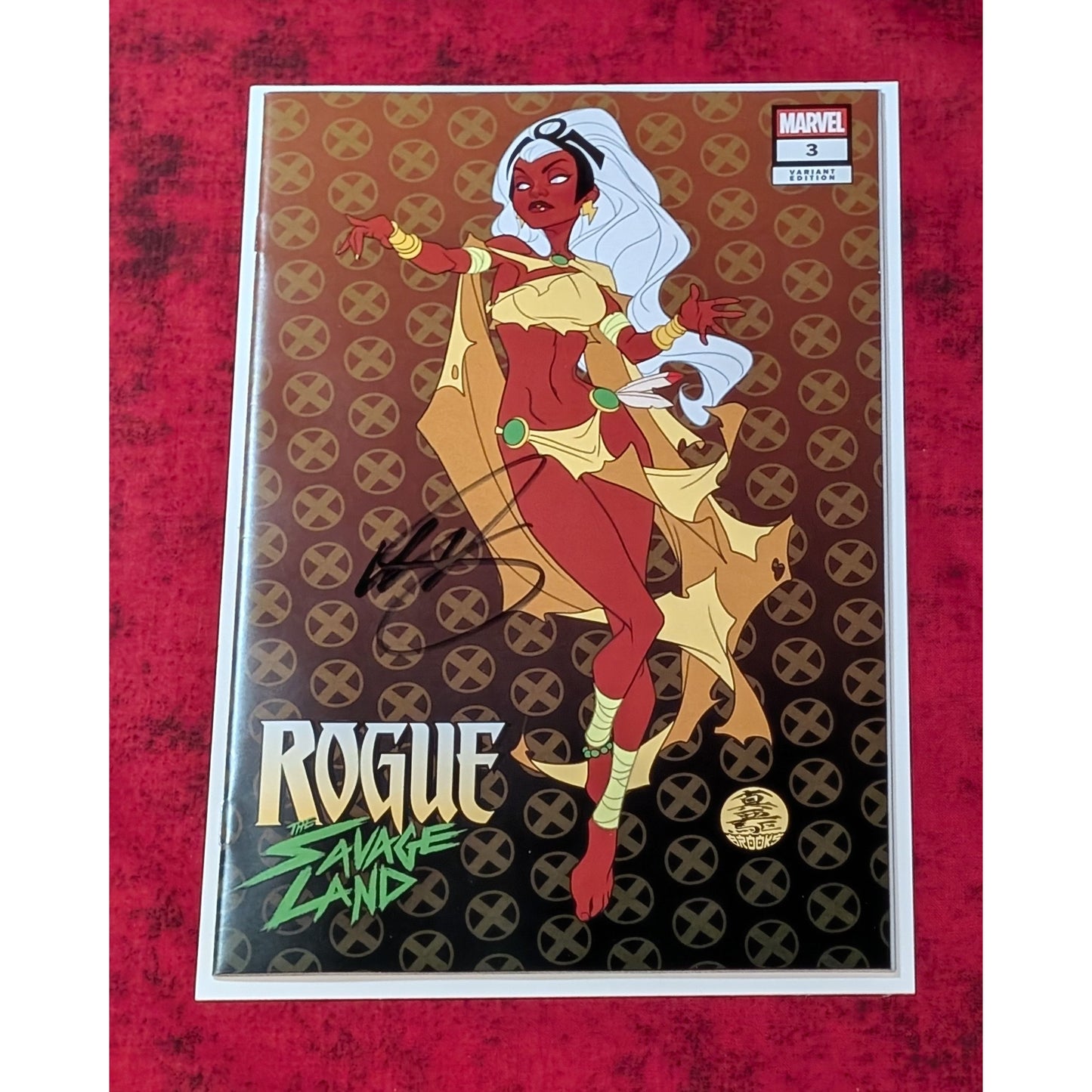 Rogue The Savage Land #3 Mark Brooks C2E2 Exclusive Variant Signed with COA