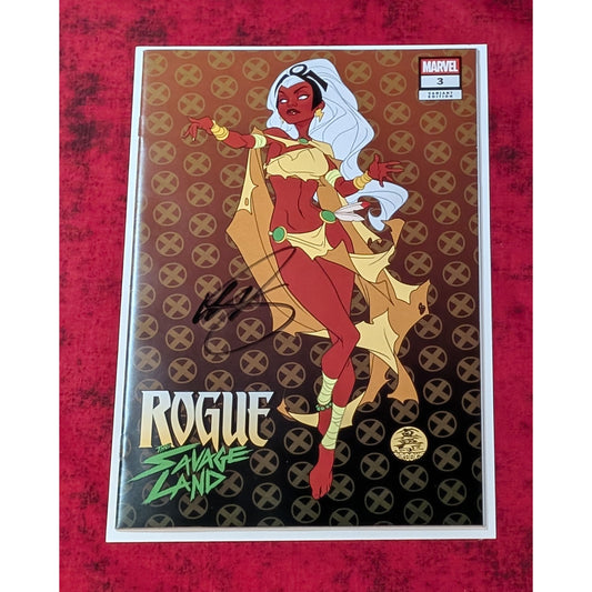 Rogue The Savage Land #3 Mark Brooks C2E2 Exclusive Variant Signed with COA