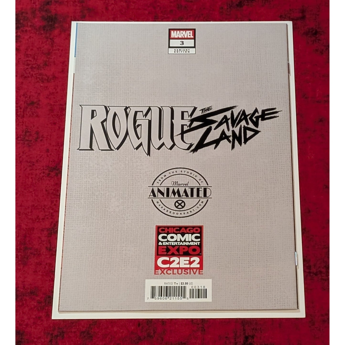 Rogue The Savage Land #3 Mark Brooks C2E2 Exclusive Variant Signed with COA