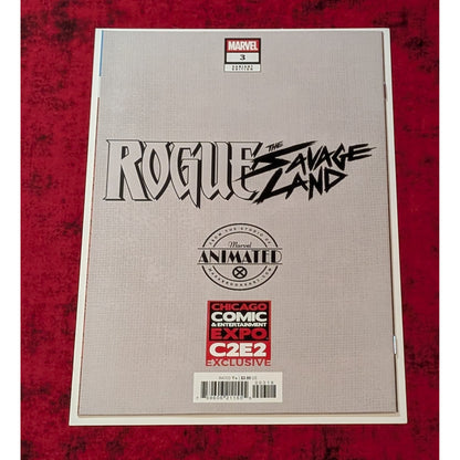 Rogue The Savage Land #3 Mark Brooks C2E2 Exclusive Variant Signed with COA