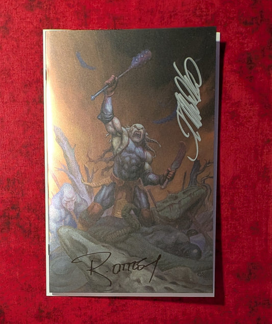 Invincible Universe Battle Beast #3 SDCC 2025 Frank Cho Foil Virgin Variant Double Signed