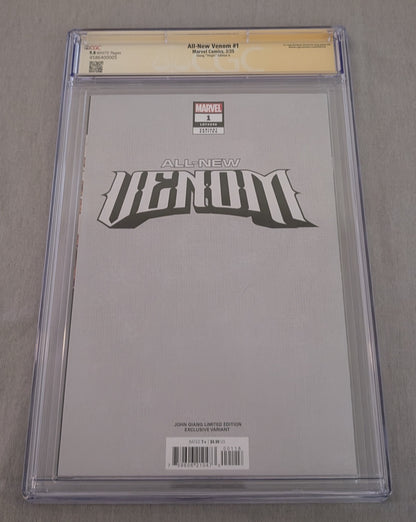 All-New Venom #1 John Giang Exclusive Virgin Variant CGC 9.8 Signature Series Signed by John Giang