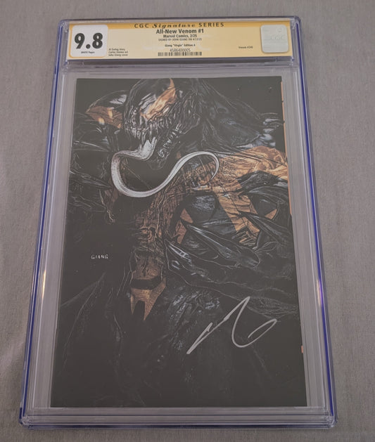 All-New Venom #1 John Giang Exclusive Virgin Variant CGC 9.8 Signature Series Signed by John Giang