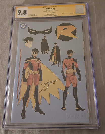 Batman Vol. 4 #2 Jorge Jiménez NYCC Exclusive Design Variant CGC 9.8 Signature Series Signed by Jorge Jiménez