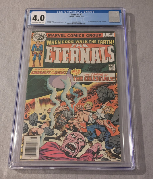 Eternals #2 CGC 4.0 First Ajak First Celestials Marvel Bronze Age Key
