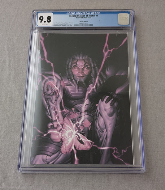 Magic Master of Metal #1 CGC 9.8 Virgin Edition Boom Studios Comic Slab