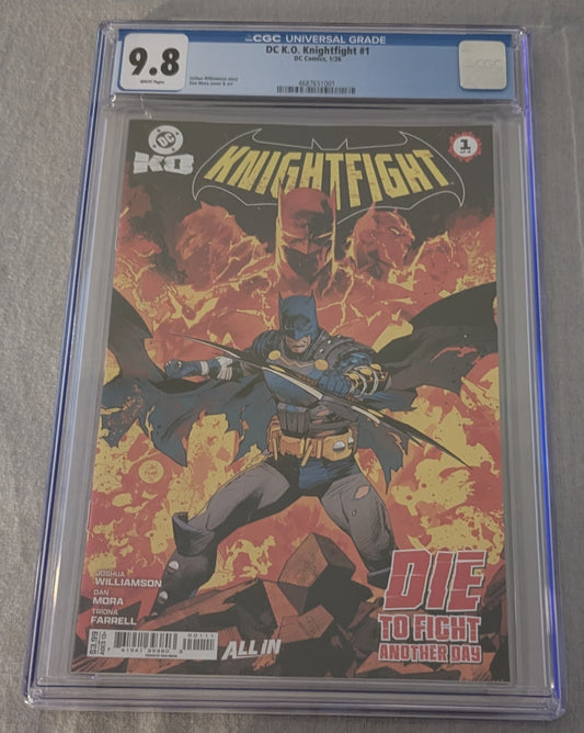 DC K.O. Knightfight #1 CGC 9.8 DC Comic Slab