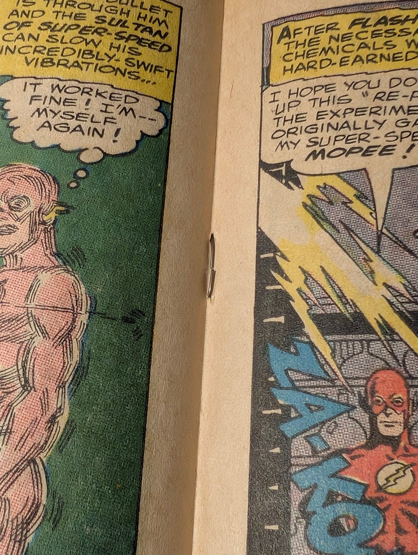The Flash #167 Silver Age DC Comic Real Origin of the Flash